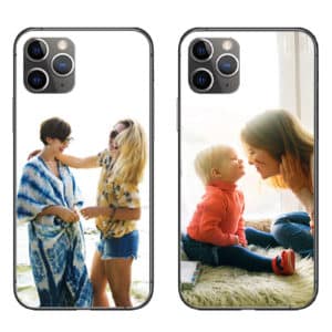 Kids laughing on custom phone case, fun family photo design, ideal for personalised gifts and children.