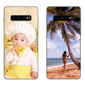 Cute baby in chef outfit with yellow accents, ideal for personalised phone case design.