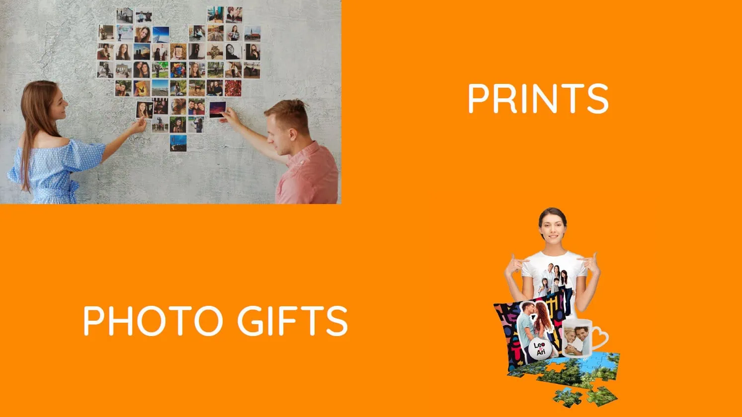 Personalised photo prints for unique gift ideas and home decor options.