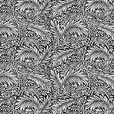 Vibrant tropical leaf pattern in black and white for home decor and fashion design.